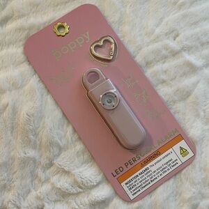 NEW Pink LED Personal Safety Alarm Keychain